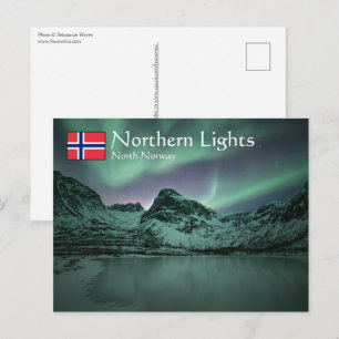 Cartão Postal Aurora Boreal