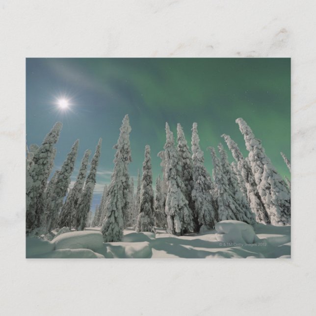 Cartão Postal Aurora Boreal (Frente)