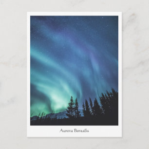 Cartão Postal Aurora Boreal