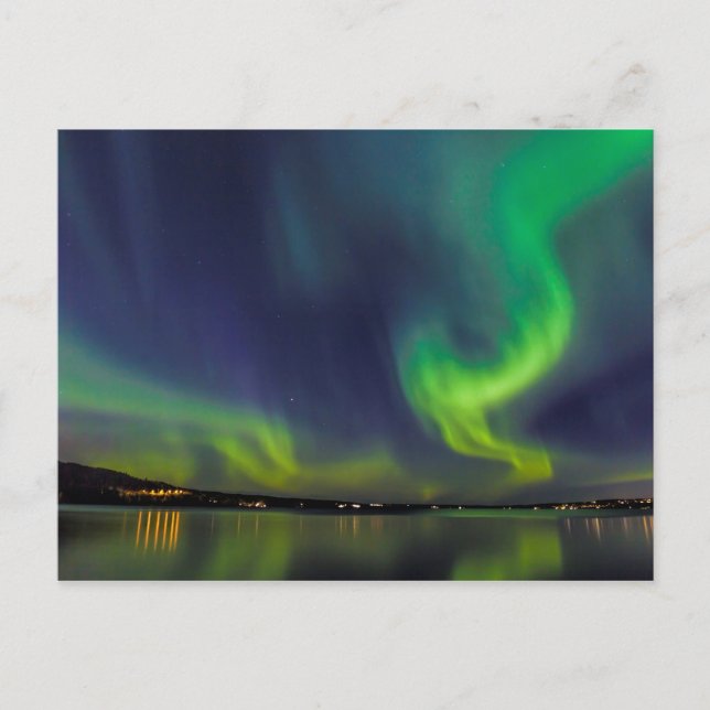 Cartão Postal Aurora Boreal (Frente)