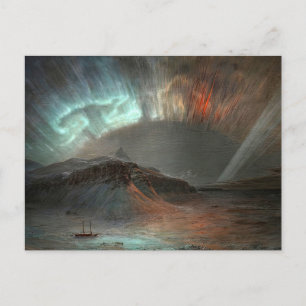 Cartão Postal Aurora Borealis