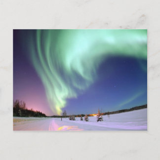 Cartão Postal Aurora Borealis, Círculo Ártico