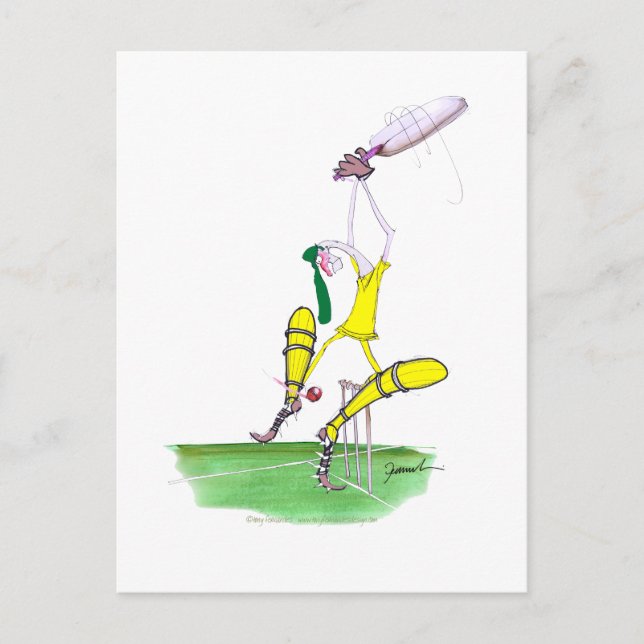 Cartão Postal aussie cricket nutmeg, tony fernandes (Frente)