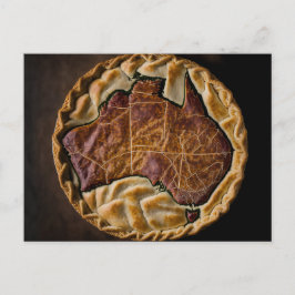 Cartão Postal Aussie Meat Pie