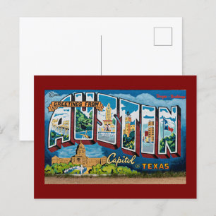 Cartão Postal Austin, Saudações do Texas
