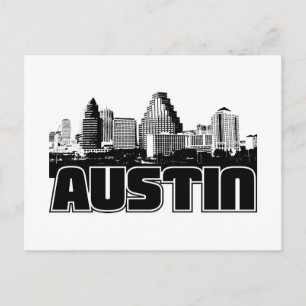 Cartão Postal Austin Skyline