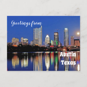 Cartão Postal Austin Texas - Cartão-postal