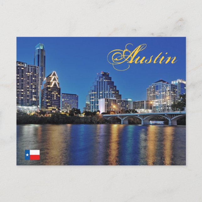 Cartão Postal Austin, Texas, E.U.A. (Frente)