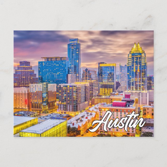 Cartão Postal Austin, Texas, Estados Unidos (Frente)