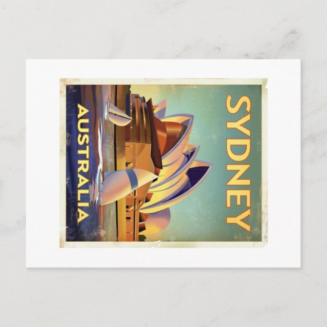Cartão Postal Austrália (Frente)