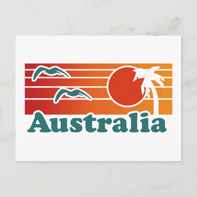 Cartão Postal Austrália (Frente)