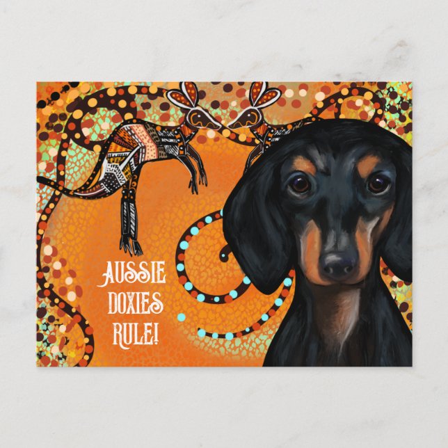 CARTÃO POSTAL AUSTRÁLIA ART (Frente)