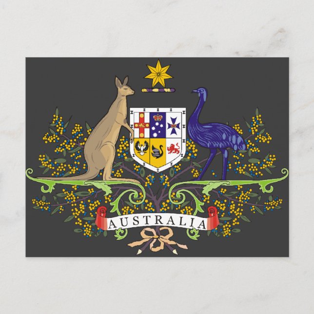 Cartão Postal Austrália, Austrália (Frente)