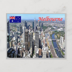 Cartão Postal Austrália - Cidade de Melbourne -