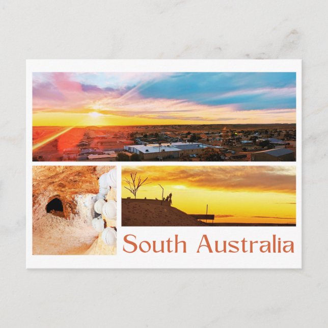 Cartão Postal Austrália do Sul (Frente)