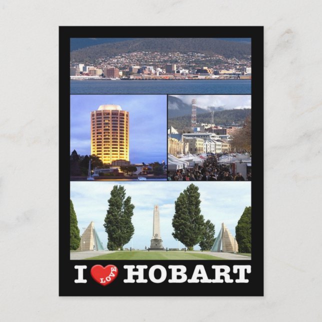 Cartão Postal Austrália - Hobart - (Frente)