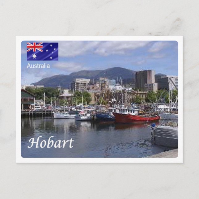 Cartão Postal Austrália - Hobart - (Frente)