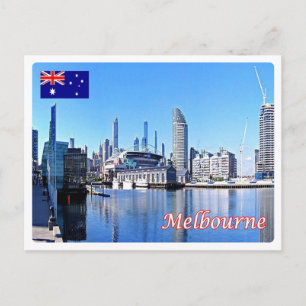 Cartão Postal Austrália - Melbourne - Harbour -