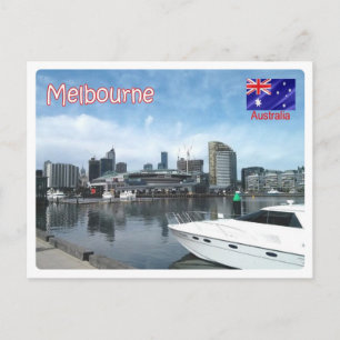 Cartão Postal Austrália - Melbourne - Harbour -