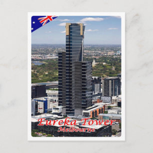 Cartão Postal Austrália - Melbourne - Torre Eureka -