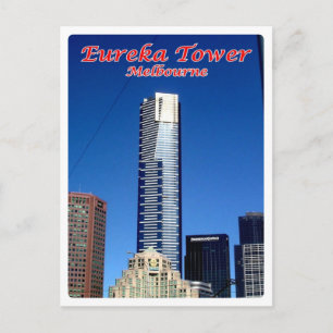 Cartão Postal Austrália - Melbourne - Torre Eureka -
