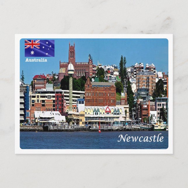 Cartão Postal Austrália - Newcastle - (Frente)