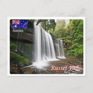 Cartão Postal Austrália - Russel Falls -