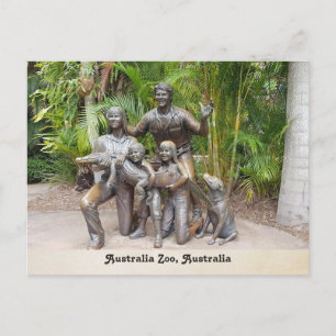 Cartão Postal Austrália, Steve Irwin, Zoo da Austrália, Queensla