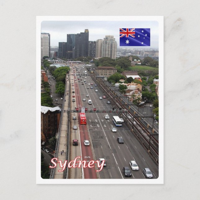 Cartão Postal Austrália - Sydney - Harbour Bridge - (Frente)
