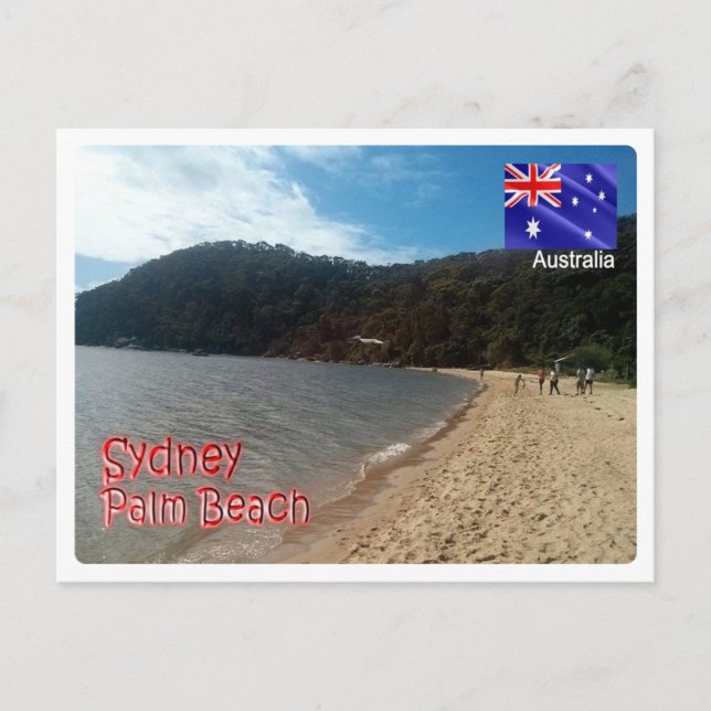 Cartão Postal Austrália - Sydney - Palm Beach - (Frente)