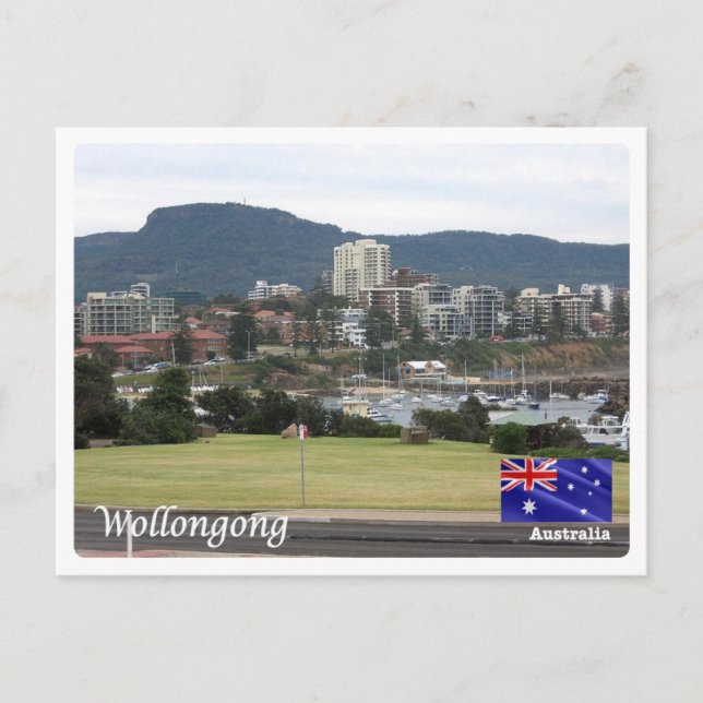 Cartão Postal Austrália - Wollongong - (Frente)