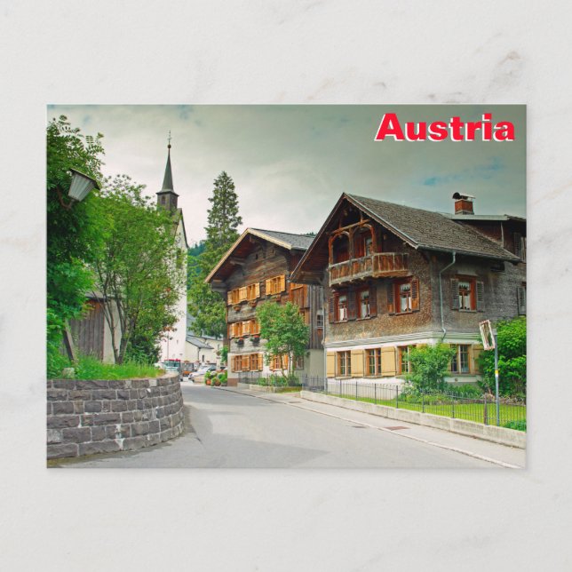 Cartão Postal Áustria (Frente)