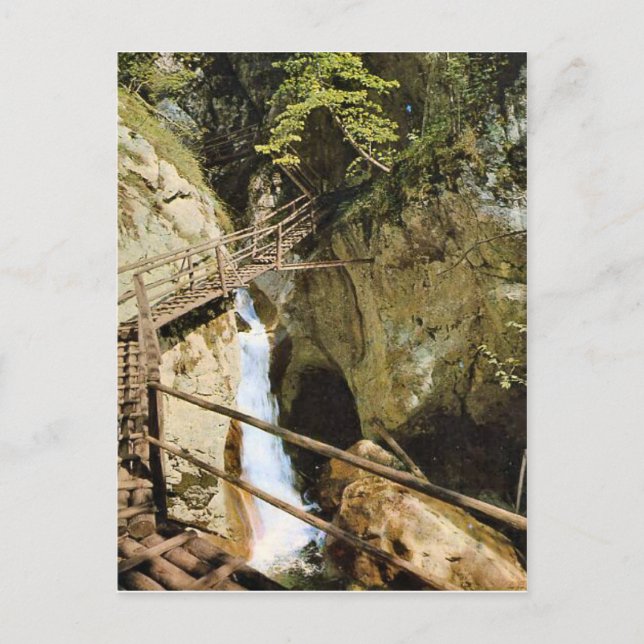 Cartão Postal Áustria Steiermark Bärenschützklamm (Frente)