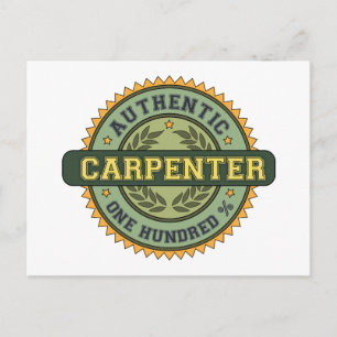 Cartão Postal Autêntico Carpinteiro
