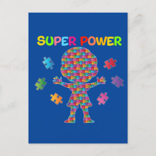 Cartão Postal Autismo, Cartão-postal super potente