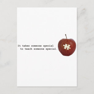 Cartão Postal Autismo Professor