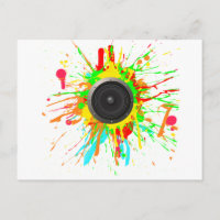 Auto-falante Splatter - Áudio de Jockey de Disco d