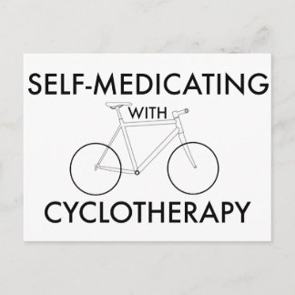 Cartão Postal Automedicação com cicloterapia