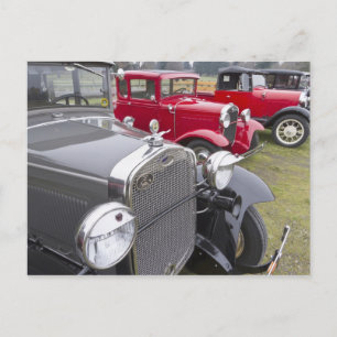 Cartão Postal Automóveis Ford antigos