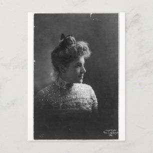 Cartão Postal Autor Americano e Poeta Ella Wheeler Wilcox