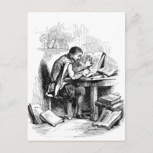 Cartão Postal Autor de Escritor de Livro Anterior