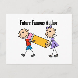 Cartão Postal Autor Famoso Futuro