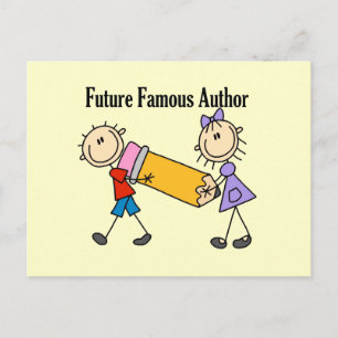 Cartão Postal Autor Famoso Futuro