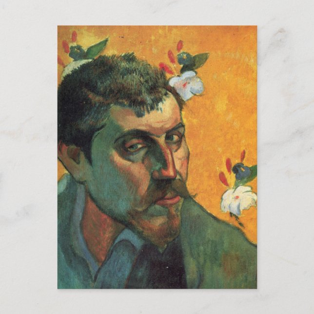 Cartão Postal Autoretrato - Paul Gauguin (Frente)