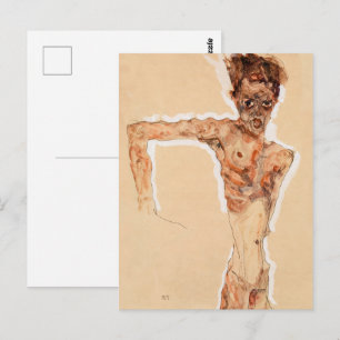 Cartão Postal Autorretrato (1911) Egon Schiele