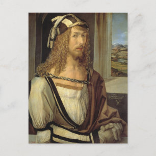 Cartão Postal Autorretrato de Albrecht Dürer (1498)