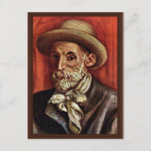 Cartão Postal Autorretrato De Pierre-Auguste Renoir