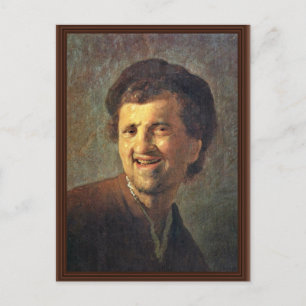 Cartão Postal Autorretrato De Rembrandt Harmensz. Van Rijn