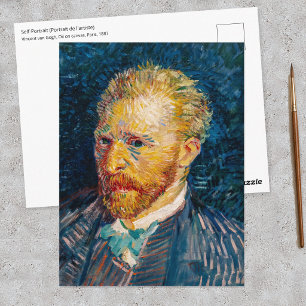 Cartão Postal Autorretrato de Vincent Van Gogh
