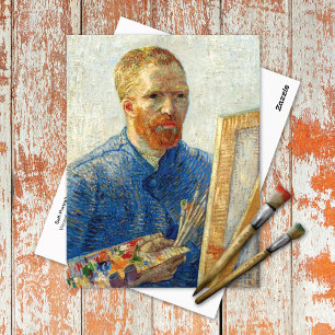Cartão Postal Autorretrato Easel Vincent van Gogh